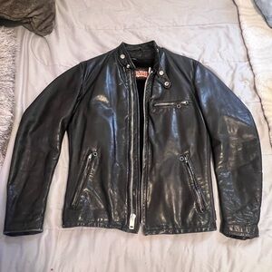 Men's Black Leather Jacket